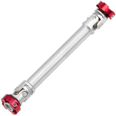 1Pcs Vgoohobby RC Drive Shaft Flange Head Transmission Axle CVD Joint Compatible with 1/14 Tamiya Scania Man Hino Truck 1/10 Traxxas TRX4 D90 SCX10 1/10 RC Crawler (110-130mm)