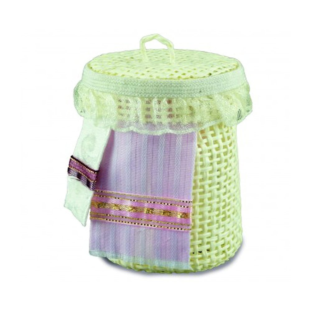 Dolls House Laundry Basket with Towels Reutter Bedroom Bathroom Accessory 1:12