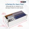 BCW Shoe Storage Card Box - 10 ct | Cardboard Box for Trading Cards, Gaming Cards, and Collectibles | Holds 1600 Standard Cards or 300 3x4 Toploaders | Gaming Card Organizer Box | Assembly Required view 3