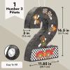 BLUE PANDA Number 2 Race Car Pinata for Party Supply & Two Fast Birthday Decor - 3-Ply Construction & Party Decoration - 16.5 x 11.85 x 3 In, Pack of 1 view 3