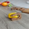 Wooden Safe Toddler Knife for Kids, Kids Utensil Montessori Knife, Vegetable and Fruit Chopper, Oak Wood (Only Knife) view 4