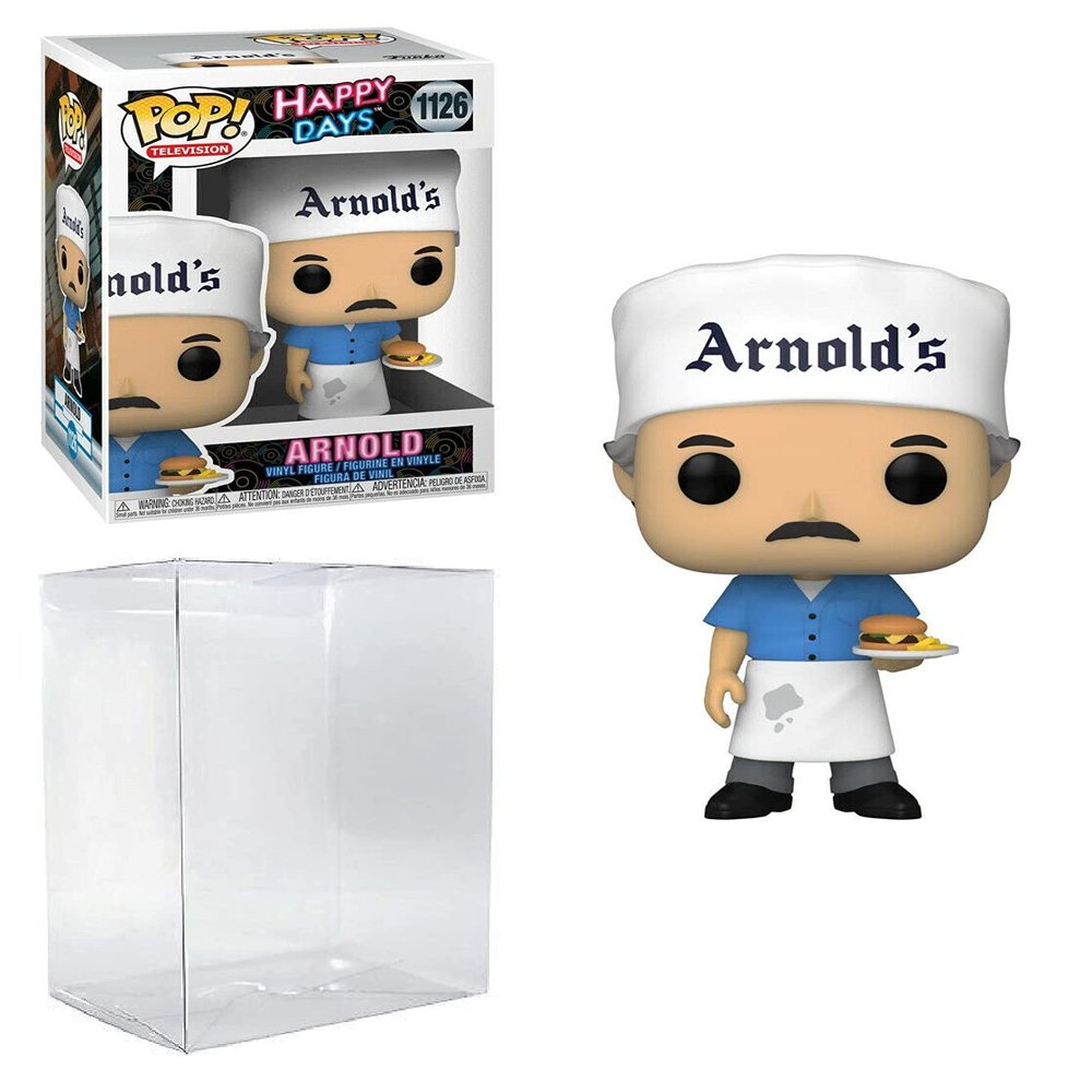 Arnold Pop #1126 Pop TV Happy Days Vinyl Figure (Includes Ecotek Pop Box Protector Case)