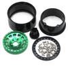 4pcs RC Aluminium Alloy 2.2 beadlock Wheels Rims Hex 12mm Green/Black Color view 4
