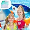 Shappy Pool Storage Bag Toy Storage Swimming Pool Bag Large Hanging Net Pouch Swimming Beach Accessories Mesh Organizer for Inflatables, Poolside Toy, Floats, Football, Basketball Supplies(Blue-green) view 4