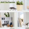 Skylety 8 Pieces Wolves Figurines Wolf Animal Decoration Jungle Zoo Animal Figures Wolf Cake Toppers Decor Realistic Woodland Party Supplies, 8 Styles view 4