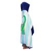 MIFXIN Kids Beach Towel Bath Poncho Cloak Hooded Soft Absorbent Cute Surfing Robe Changing Towel for 3-8 Years Toddler Boys Girls (Green Dinosaur) view 3