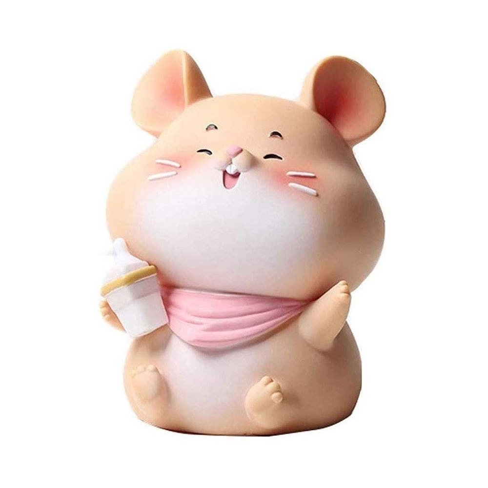 qiuqiu Piggy Bank Personalized Piggy Bank Cute Mouse Money Box Money Box Office Gifts Decoration Piggy Bank-A