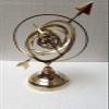 Vimal Nautical 12 Inch Brass Celestial Globe Large Size Armillary Globe Showpiece Handmade Brass Armillary Sphere Map Atlas Nautical Decor, Brass Decor view 4
