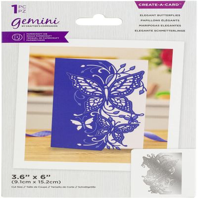 Gemini Create-A-Card ELE BFLYS, Elegant Butterflies