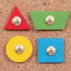 Ready 2 Learn Tack A Tile - Wooden Hammer Toy for Kids Aged 4 and up - 100 Shapes - Big Corkboard - Kid-Friendly Tacks - Foster Imagination, Fine Motor Skills and Reasoning view 2
