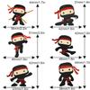 Ninja Cupcake Toppers 18 Pcs - Ninja Party Themed Kids boys Birthday Party Event Decoration Supplies view 3