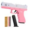 AngelReally Soft Bullets Toy Gun Pistol Toy Gun with Jump Ejectinging Magazine Education Toy Model view 1
