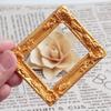 Acxico 4Pcs Mini House Miniature 1:12 Scale Resin Silver Picture Frame 6cm 4.8cm view 2