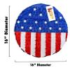16" Patriotic Theme Pinata Indpendence Day Pinata 4th of July Party Red White Blue Color view 2