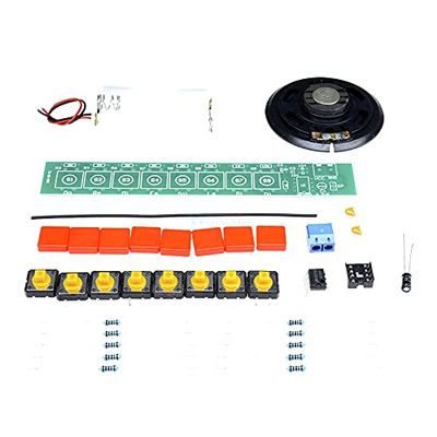 DIY Kit NE555 Component Parts Electronics Electric Piano Organ Module with Battery Box DIY Electronic Kit DC 3-12V