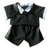 BYO-BFF Stuffed Animals Plush Toy Outfit  Tuxedo Outfit 16, BlackWhite view 1