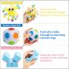 76 Pack Sensory Fidget Toys Set, Stress Relief and Anti-Anxiety Bundle Sensory Toys for Kids Adults, Cool Fidget Packs with Mochi Squishy, Magic Rainbow Ball, Motion Timer, Flippy Chain,Stress Ball... view 2