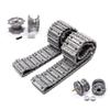 HJKLMM RC Remote Control Tank Upgrade Accessories Suitable for Henglong 1/16 German Tiger King Tank (3888A) to refit Metal Tracks, Metal Drive Wheels, Metal Induction Wheels view 1