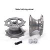 HJKLMM RC Remote Control Tank Upgrade Accessories Suitable for Henglong 1/16 German Tiger King Tank (3888A) to refit Metal Tracks, Metal Drive Wheels, Metal Induction Wheels view 3