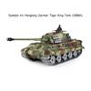 HJKLMM RC Remote Control Tank Upgrade Accessories Suitable for Henglong 1/16 German Tiger King Tank (3888A) Including Metal Tracks, Screw, Load-Bearing Wheels, etc. (Pair of Metal Tracks) view 4
