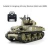 HJKLMM RC Remote Control Tank Upgrade Accessories Suitable for Henglong 1/16 US Army Sherman M4A3 Medium Tank (3898) Including Metal Tracks, Drive Wheel, etc. (Metal Track) view 3