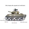 HJKLMM RC Remote Control Tank Upgrade Accessories Suitable for Henglong 1/16 US Army Sherman M4A3 Medium Tank (3898) Including Metal Tracks, Drive Wheel, etc. (Metal Track) view 4