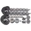 HJKLMM RC Remote Control Tank Upgrade Accessories Suitable for Henglong 1/16 Soviet KV1 Heavy Tank (3878) Including Metal Tracks, Shock Absorber, Load-Bearing Wheels, etc. (Metal Accessories Set) view 1