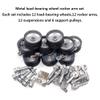 HJKLMM RC Remote Control Tank Upgrade Accessories Suitable for Henglong 1/16 British Challenger II Main Battle Tank (3908) Including Metal Tracks, Load-Bearing Wheels, etc. (Metal Road Wheel Set) view 2