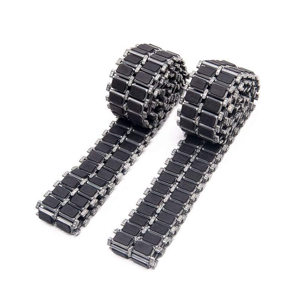 RC Remote control tank upgrade accessories Suitable for Henglong 1/16 British Challenger II main battle tank (3908) Including metal tracks, Load-bearing wheels, etc. (Double-sided rubber crawler)