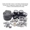 HJKLMM RC Remote Control Tank Upgrade Accessories Suitable for Henglong 1/16 British Challenger II Main Battle Tank (3908) Including Metal Tracks, Load-Bearing Wheels, etc. (Rubber Track Metal Suit) view 2