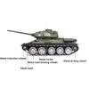 HJKLMM RC Remote Control Tank Upgrade Accessories Suitable for Henglong 1/16 Soviet T34 Medium Tank (3909) Including Metal Tracks, Load-Bearing Wheels, etc. (Single Metal Track) view 4