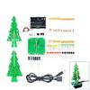 1Set 3D Christmas Tree LED DIY Kit Red/Green/Yellow LED Flash Circuit Kit Electronic Fun Suite Christmas Gift Fee Shipping view 1