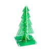 1Set 3D Christmas Tree LED DIY Kit Red/Green/Yellow LED Flash Circuit Kit Electronic Fun Suite Christmas Gift Fee Shipping view 4