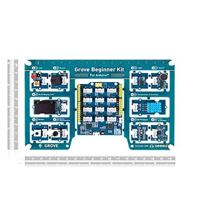 10 in 1 Sensor Module Pre-Wired Grove Beginner Kit ATmega328p for Arduino Beginner Learning/Started Open-Source Hardware