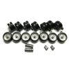 HJKLMM RC Remote Control Tank Upgrade Accessories Suitable for Henglong 1/16 German Leopard 2A6 Main Battle Tank (3889) Including Metal Tracks, Load-Bearing Wheels, etc. (Metal Road Wheel Set) view 1