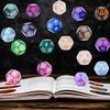 Amiven 6 Sets Astrology Dice, Signs Planets Numbers 12-Sided Dice Divination Tool view 3