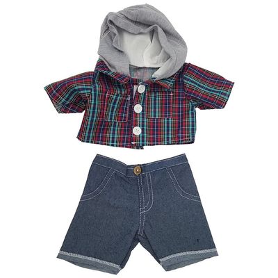 BYO-BFF Stuffed Animals Plush Toy Outfit Skater Hoodie w/Denim Pants Outfit 16