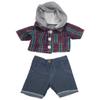 BYO-BFF Stuffed Animals Plush Toy Outfit  Skater Hoodie w/Denim Pants Outfit 16 view 1