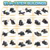 HISTOYE 51-in-1 Robot Building Kit for Kids Stem Building Toys Erector Set for Boys 8-12 Engineering Stem Projects Construction Building Blocks Toys Gifts for Boys Kids Age 6 7 8 9 10 11 12 Year Old view 3