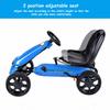 FFlyer Pedal Go Kart for Kids, 4 Wheel Ride On Car, Off Road Racing Style Pedal Car w/2-Position Adjustable Seat, Handbrake & Clutch, EVA Rubber Wheels, Racer Pedal Vehicle for Boys Girls view 3