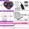 4 Set LED Mask Gloves Shoelace Set, Halloween Costume Rave Cosplay Kit view 3