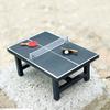 Acxico 1 Set 1:12 Mini Miniature Table Tennis Set Realistic Wooden Gift view 2