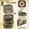 12 Pieces Pirate Party Favor Supplies, Plastic Compass for Kids Antique Captain Toy, Mini Compass Theme Party Decoration for Halloween Birthday, Cosplay Costume (Bronze) view 3