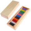 Montessori Sensorial Material Learning Color Tablet Box Wood Preschool Toy view 1