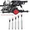 LAFEINA Built-in Spring Shock Absorber Damper for 1/10 RC Crawler Axial SCX10 90046 TRX-4 D90 Redcat Upgrade Part (2 PCS, 60mm) view 3