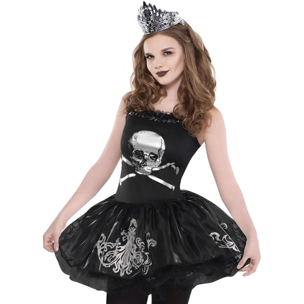Amscan Zomberina's Haunting Halloween Ensemble For Women - Large (12-14) - Spooky & Stylish Black Costume Set - Perfect For Trick-Or-Treating, Haunted House Parties & More - 1 Set
