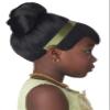 California Costumes, Fairy Tale Princess Wig, Black view 3