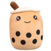 VHYHCY Cute Stuffed Boba Plush Bubble Tea Plushie Pillow Milk Tea Cup Pillow Food Plushie, Soft Kawaii Hugging Plush Toys Gifts for Kids(Brown, 13.7 inch) view 1