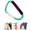 4 Pack Grocery Bag Holder Handle Aluminum Carabiners Strong Large Stroller Hooks view 1