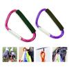 2 PC Jumbo Carabiner Grocery Bags Holder Handle Stroller Hooks Spring Strong view 4